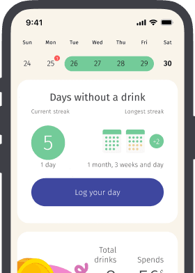 mobile app screen